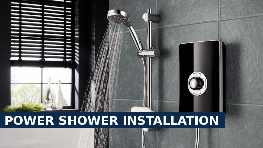 Power shower installation Pimlico